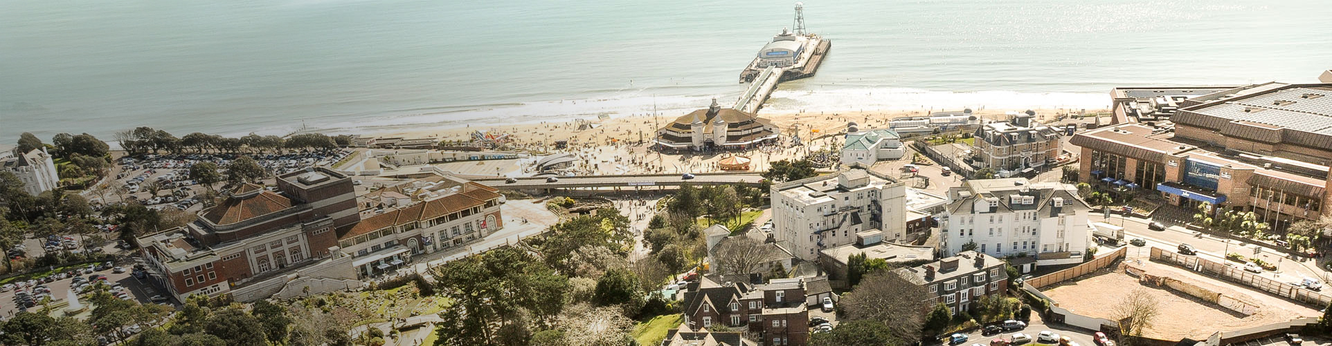 Aerial photo of Bournemouth Pier